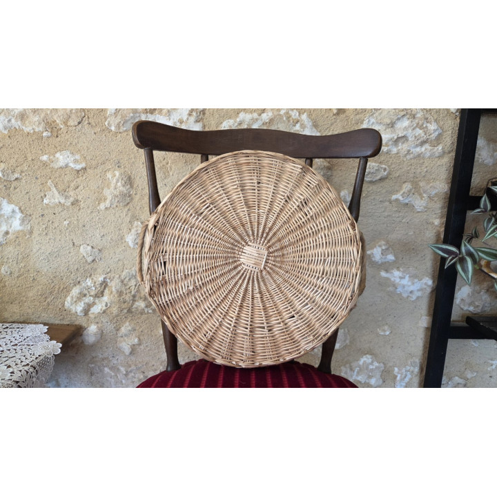 Grand plateau en osier