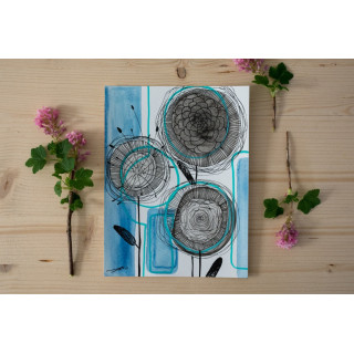 Illustration originale "Ligne et encre"