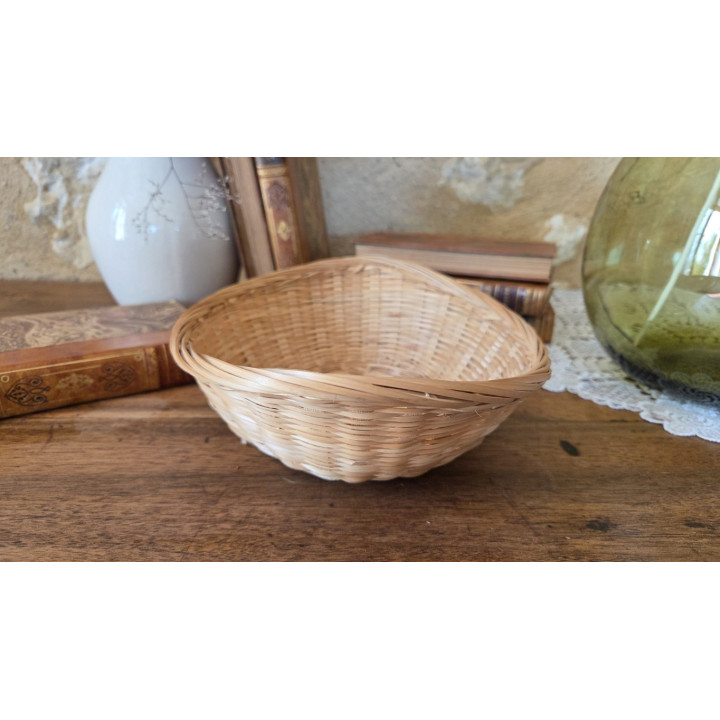Panière ovale en osier