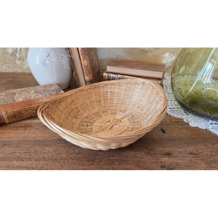 Panière ovale en osier