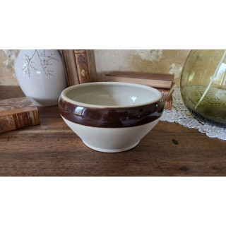 Grand bol en grès Digoin