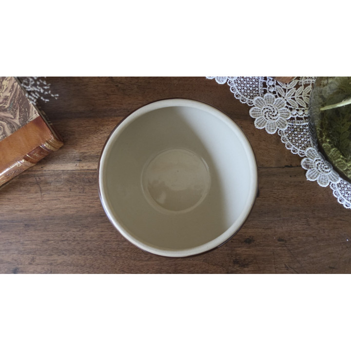 Grand bol en grès Digoin