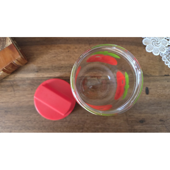 Bocal Henkel rouge et vert