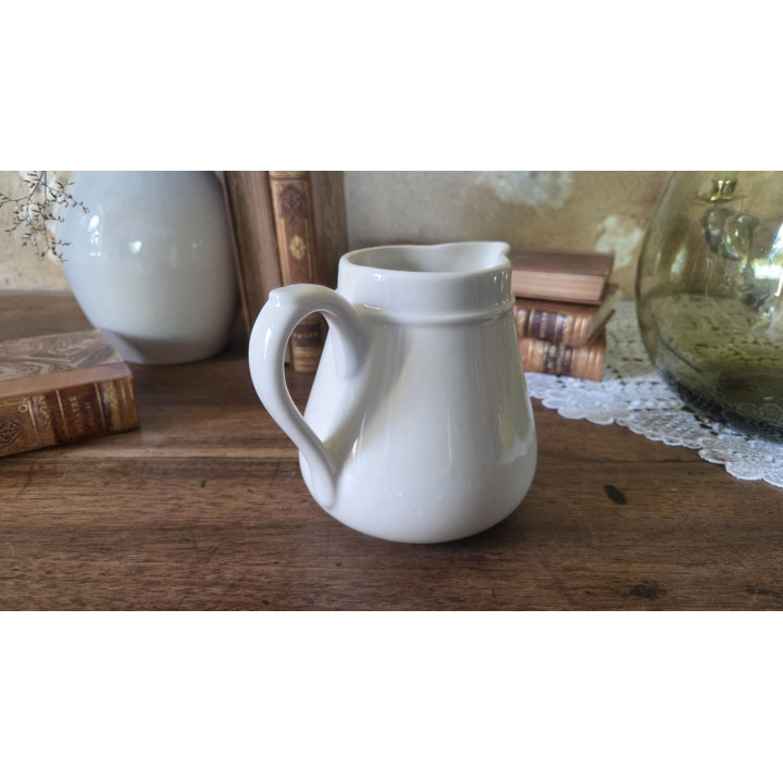Pot à lait en grès crème
