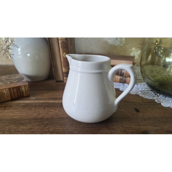 Pot à lait en grès crème