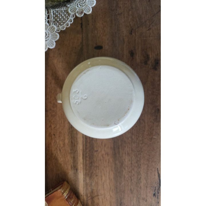 Pot à lait en grès crème