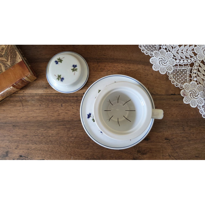 Tisanière en porcelaine Pillivuyt