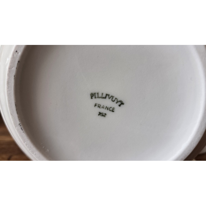 Duo de tasses à oreilles en porcelaine