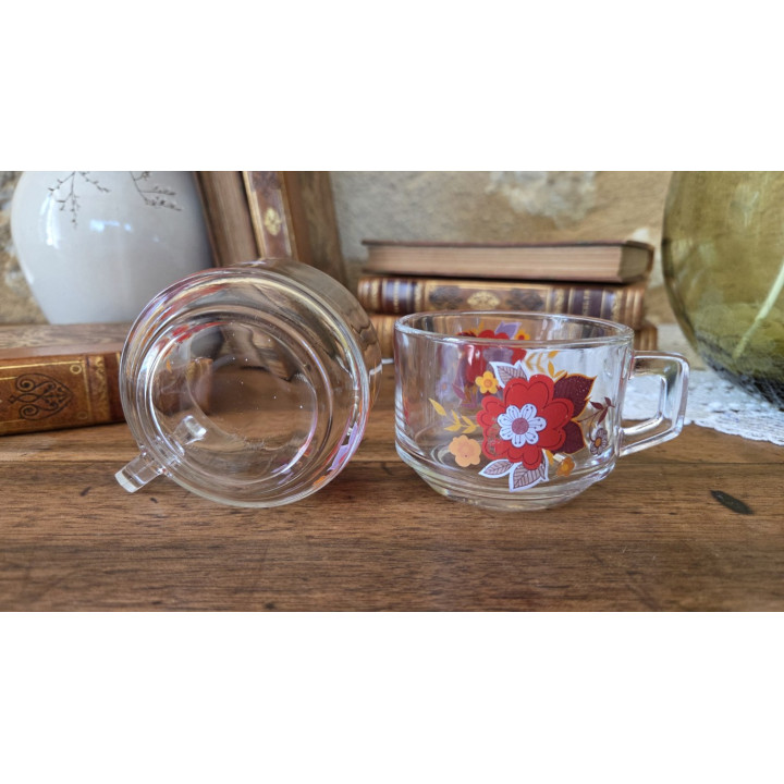 Duo de tasses en verre