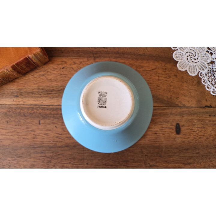 Coupelle bleue Digoin